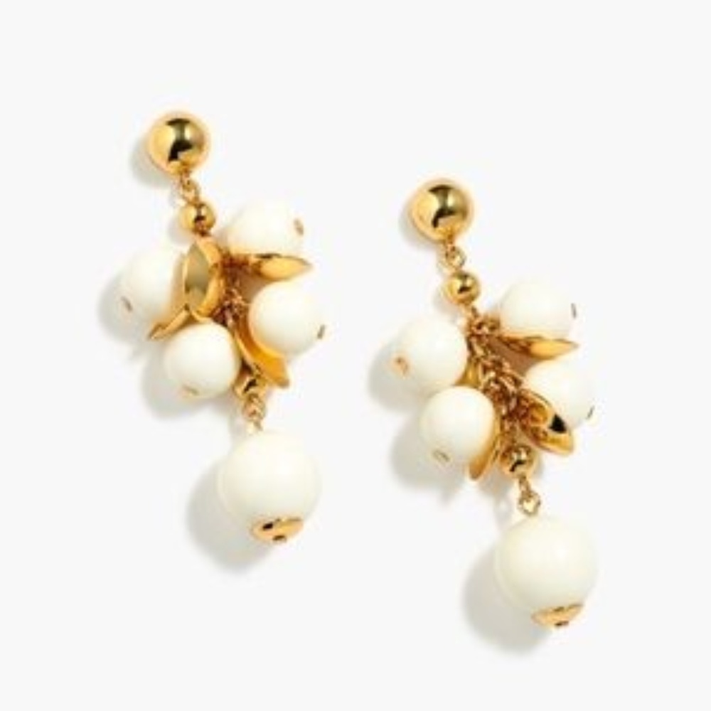 J CREW PEAPOD EARRINGS
